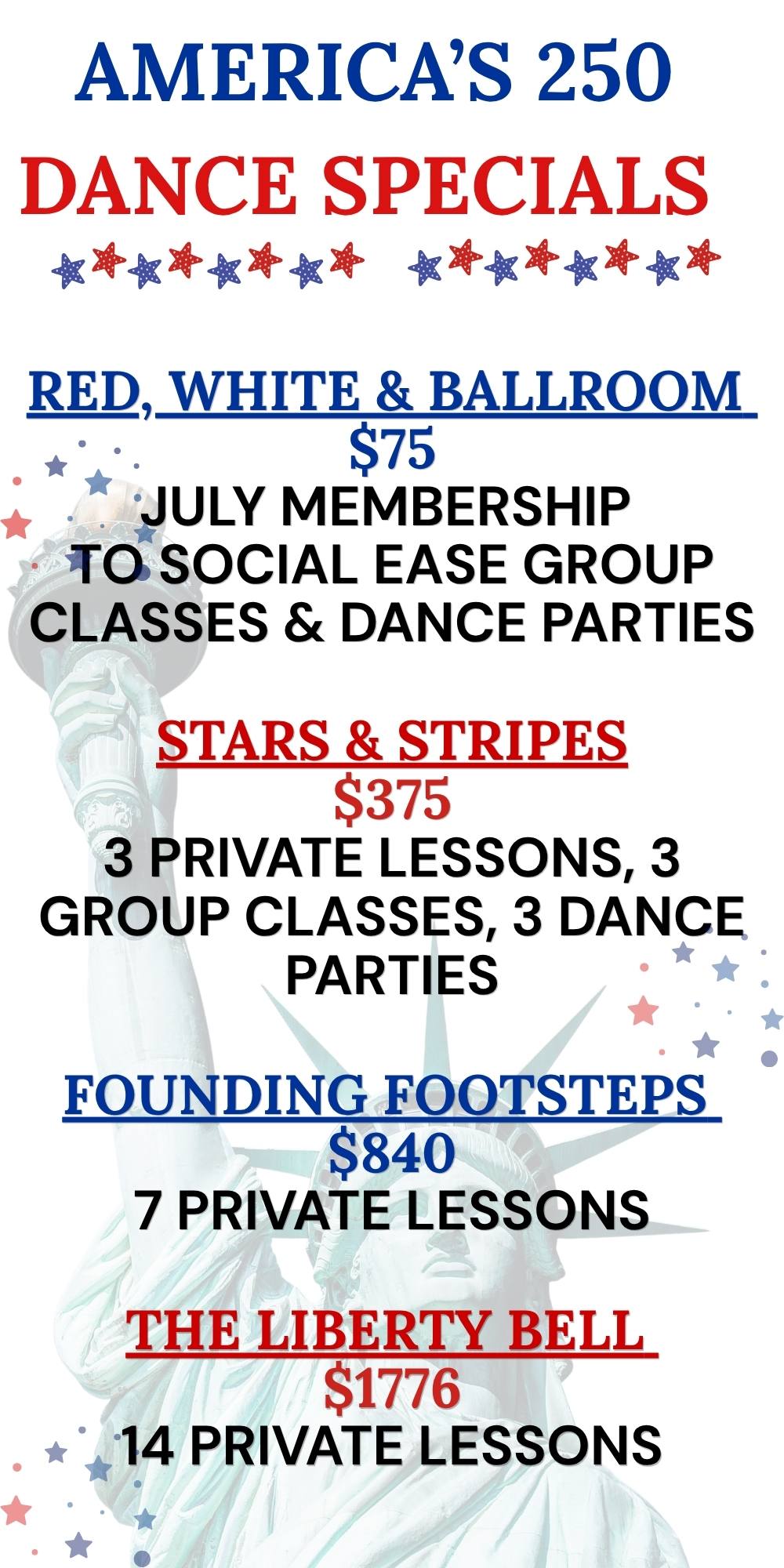 America's 250 Dance Specials